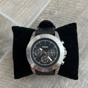 Men’s Fossil Rubber Strap Watch